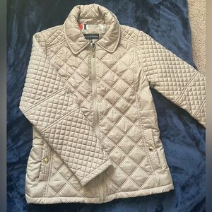 KC Collections Quilted Champaign Beige Jacket